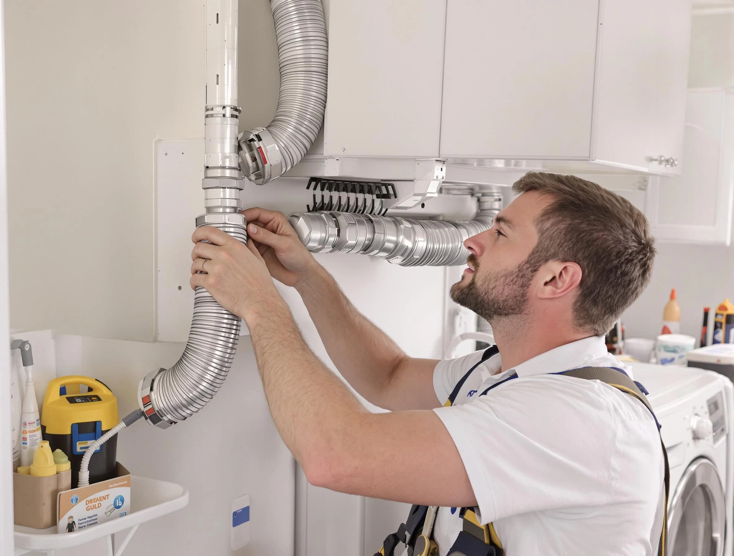 Professional dryer vent repair and installation by Woonsocket Dryer Vent Cleaning in Woonsocket