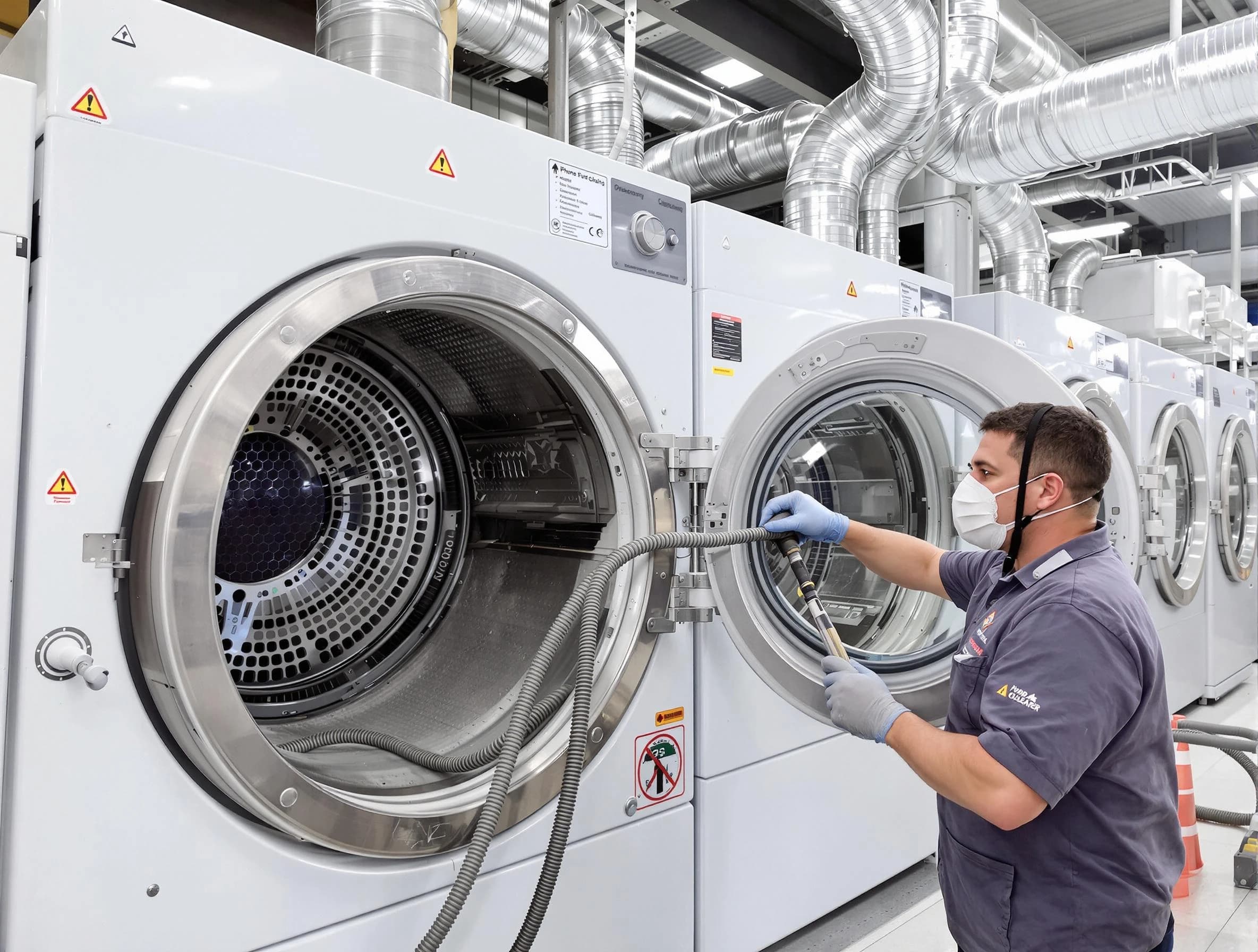 Industrial-grade dryer vent cleaning by Woonsocket Dryer Vent Cleaning in Woonsocket