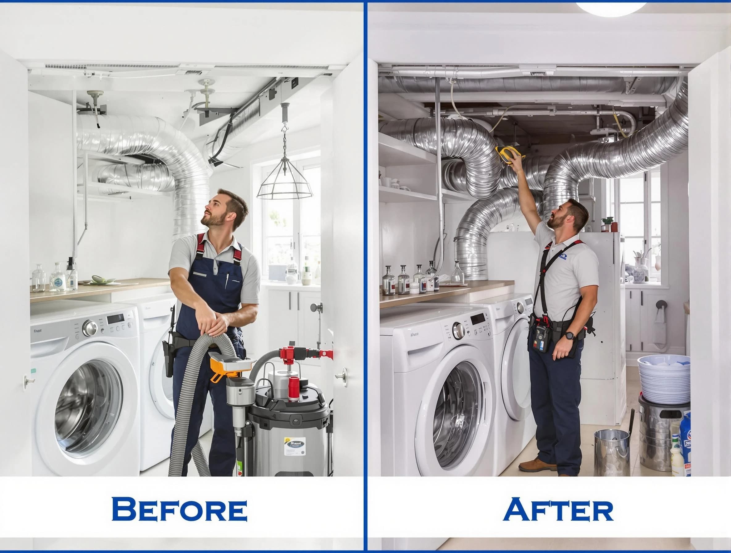 Expert gas dryer vent cleaning by Woonsocket Dryer Vent Cleaning in Woonsocket