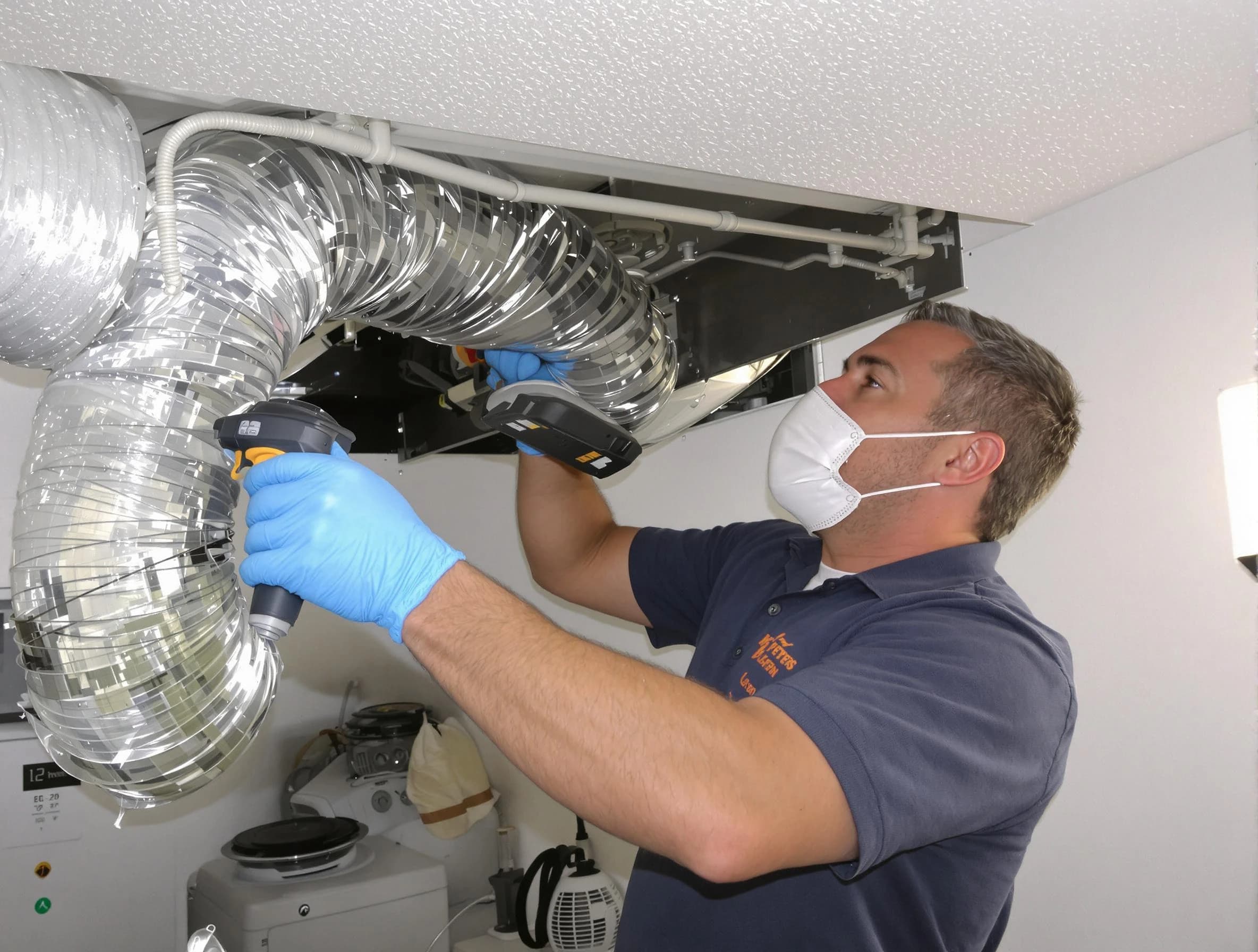 Woonsocket Dryer Vent Cleaning professional performing thorough residential dryer vent cleaning in Woonsocket