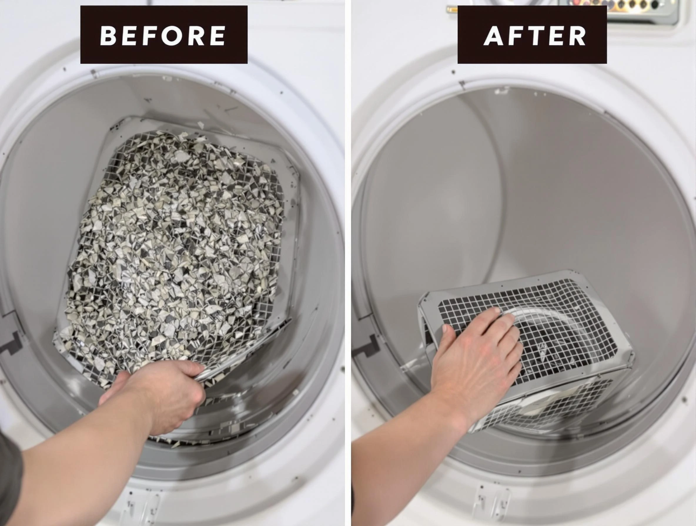 Professional lint trap cleaning by Woonsocket Dryer Vent Cleaning in Woonsocket