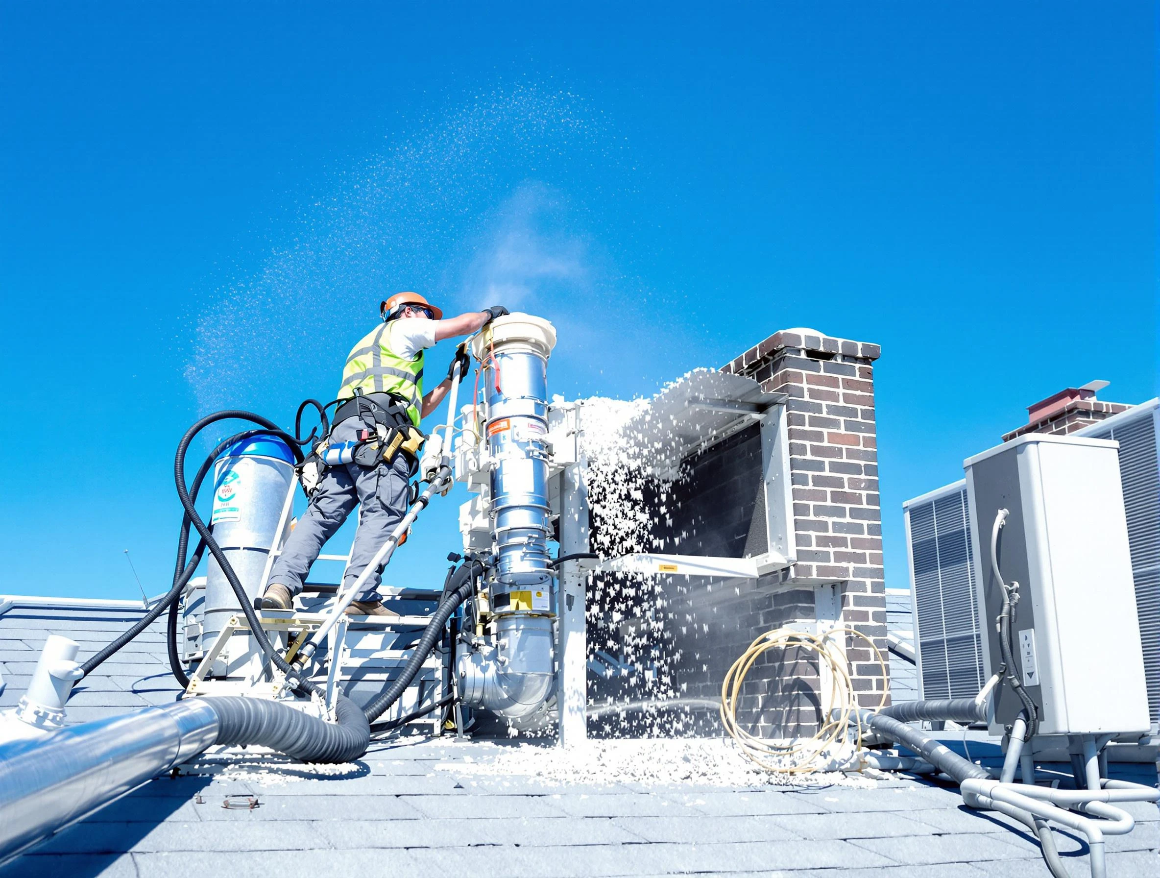Expert roof dryer vent cleaning by Woonsocket Dryer Vent Cleaning in Woonsocket