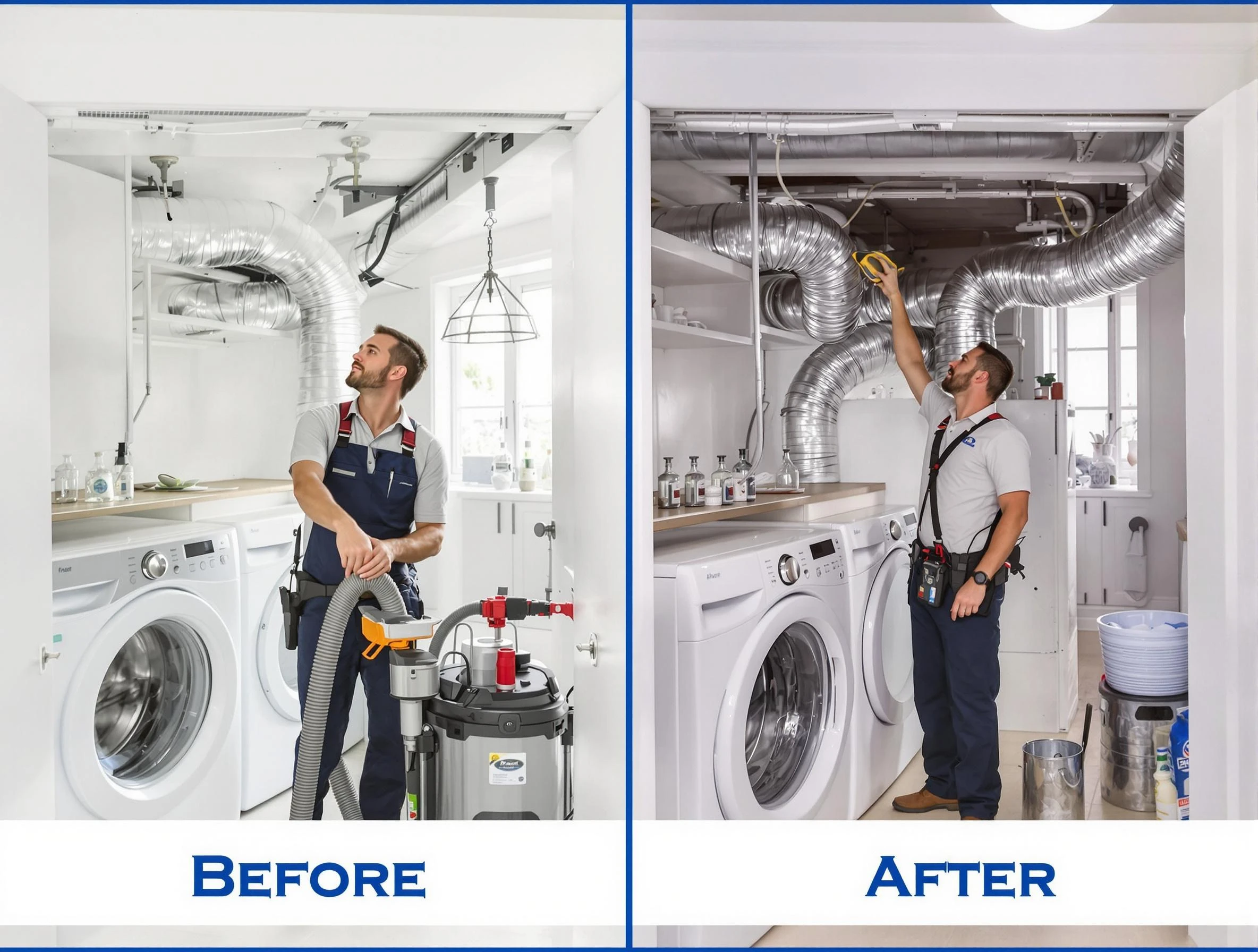 Expert gas dryer vent cleaning by Woonsocket Dryer Vent Cleaning in Woonsocket
